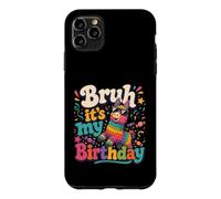 Bruh It's My Birthday Funny Pinata Llama Bday Party Kids Case for iPhone 11 Pro Max