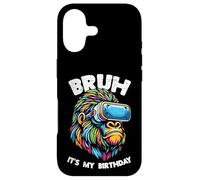 Bruh Its My Birthday Gorilla Bday Party Men Boys Kids Youth Case for iPhone 17