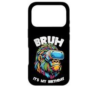 Bruh Its My Birthday Gorilla Bday Party Men Boys Kids Youth Case for iPhone 17 Pro