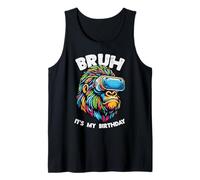 Bruh Its My Birthday Gorilla Bday Party Men Boys Kids Youth Tank Top
