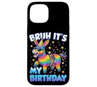 Bruh Its My Birthday Piñata Donkey Sunglasses Meme Slang Case for iPhone 15