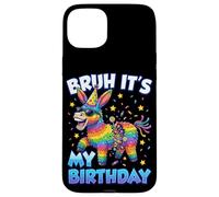 Bruh Its My Birthday Piñata Donkey Sunglasses Meme Slang Case for iPhone 15 Plus