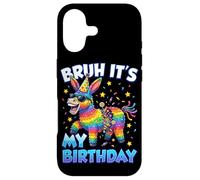 Bruh Its My Birthday Piñata Donkey Sunglasses Meme Slang Case for iPhone 17