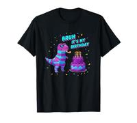 Bruh Its My Birthday T-Rex Dinosaur Piñata T-Shirt