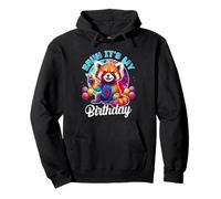 Bruh It's My Birthday Tie Dye Red Panda Pullover Hoodie