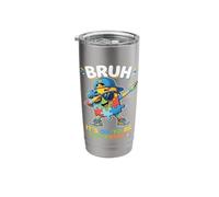 Bruh Its Ok to Be Different Dabbing Autism Puzzle Stainless Steel Insulated Tumbler