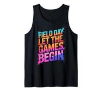 Bruh LET THE Games Begin Kids Teacher Race On Crew Fun P.E Tank Top