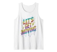 Bruh Let's GET Moving Games Begin Teacher Play On Sports Fun Tank Top
