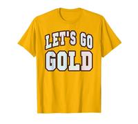 Bruh Let's GO Gold Team Tournament War Game Day Competition T-Shirt