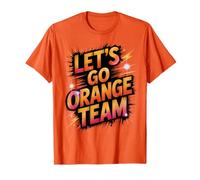 Bruh Lets GO Orange Team Competition War Game Soccer Spirit T-Shirt