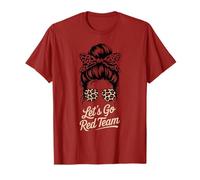 Bruh Let's GO RED Team Field Day Summer Camp Competition T-Shirt
