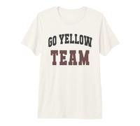Bruh Let's GO Yellow Team Competition War Game Motivational Premium T-Shirt