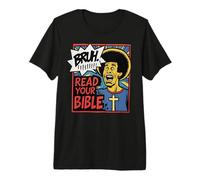 Bruh Meme Read Your Bible God Funny Jesus Christian Believer Premium T-Shirt
