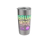 Bruh Mode On Meme Stainless Steel Insulated Tumbler