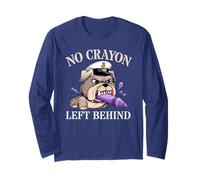 Bruh No Crayon Left Behind Soldier Eater Military My Officer Long Sleeve T-Shirt