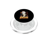 Bruh Panda Headset Retro PC Gamer Playing Video Games PopSockets PopGrip for MagSafe