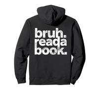 Bruh Read A Book Funny Reading Teacher English Literature Pullover Hoodie