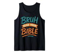 Bruh Read Your Bible - Funny Meme Christian Faith Tank Top