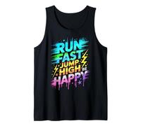 Bruh Run Fast Jump HIGH BE Happy Games Begin Teacher Win On Tank Top