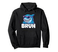 Bruh - Shark Lover Ocean Marine Biology Scuba Diver Pullover Hoodie