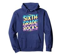 Bruh SIXTH GRADE ROCKS Last Day Choir Teacher Cutest Bees Pullover Hoodie