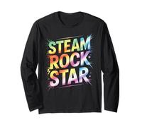Bruh STEAM Rockstar Physics Camp ELA Teacher I Teach Stud Long Sleeve T-Shirt