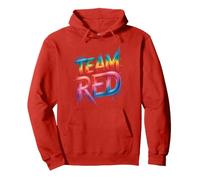 Bruh TEAM RED Field Day Tournament Summer Camp Wolves Sports Pullover Hoodie