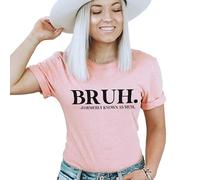 Bruh - The T-Shirt Formerly Known As Mum Heather Sunset/Large