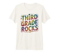 Bruh Third Grade Rocks Last Day I Teach Teacher Besties Premium T-Shirt