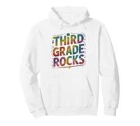 Bruh THIRD GRADE ROCKS Last Day I Teach Teacher Besties Pullover Hoodie