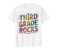 Bruh Third Grade Rocks Last Day I Teach Teacher Besties T-Shirt