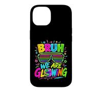 Bruh We Are Glowing Disco Party Sunglasses Case for iPhone 14