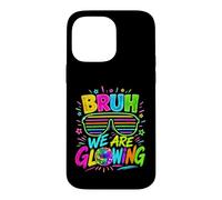 Bruh We Are Glowing Disco Party Sunglasses Case for iPhone 14 Pro Max