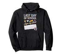 Bruh We Are Out Last Day Of School Autograph Memory Book Pullover Hoodie