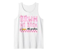 Bruh We Back 7th Graders First Day Of Seventh Grade Girl Bow Tank Top