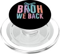 Bruh We Back Fun Colorful Statement PopSockets PopGrip for MagSafe