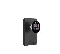 Bruh We Back Fun Colorful Statement PopSockets PopWallet for MagSafe
