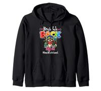Bruh We Back Funny First Day of School Back to School Zip Hoodie