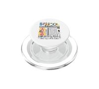 Bruh We Back Humor The Back To School Tour Teacher Student PopSockets PopGrip for MagSafe