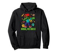 Bruh We Back - Pixel - Zombie Back to School - Graphics Pullover Hoodie