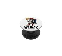 Bruh We Back Raccoon Teacher Student Boys Back To School PopSockets Adhesive PopGrip