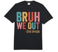 Bruh We Out 2nd Grader Second Grade Graduation Class of 2026 Comfort Colors Adult Heavyweight T-Shirt