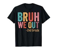 Bruh We Out 2nd Grader Second Grade Graduation Class of 2026 T-Shirt