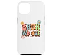 Bruh We Out Funny Social Studies Teacher Last Day Of School Case for iPhone 13