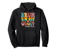 Bruh We Out Headstart Teacher Happy Last Day Of School Retro Pullover Hoodie