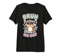 Bruh We Out Last Day of School Cat Lover Teachers Students Premium T-Shirt