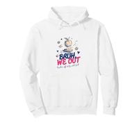 Bruh We Out Teacher Off Duty Until Fall End of School Year Pullover Hoodie