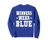 Bruh WINNERS WEAR BLUE Tournament War Game Day Competition Sweatshirt