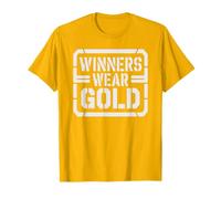 Bruh Winners WEAR Gold Team Competition War Game Day T-Shirt