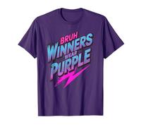 Bruh Winners WEAR Purple Competition Game Day Motivational T-Shirt